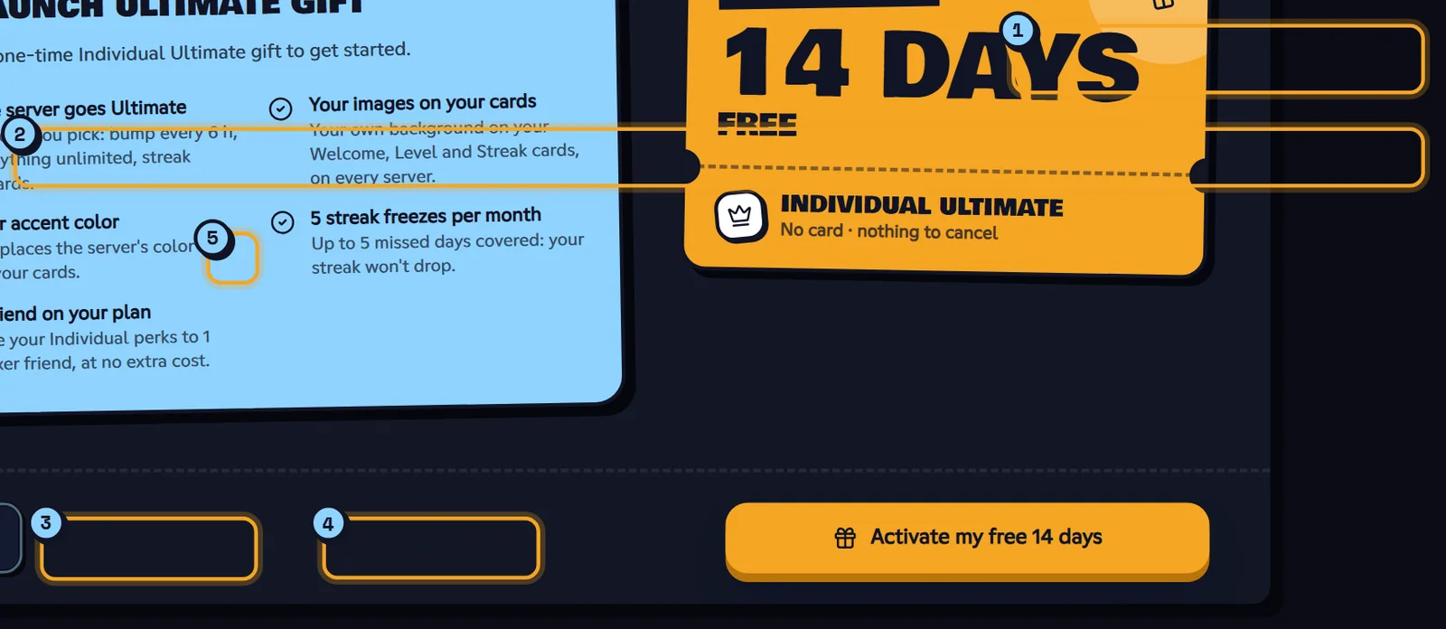 In My servers, the card of a community without the bot offers Add the bot: the invite opens with that community already picked. My servers section of the dashboard with a Bot missing card and its Add the bot button